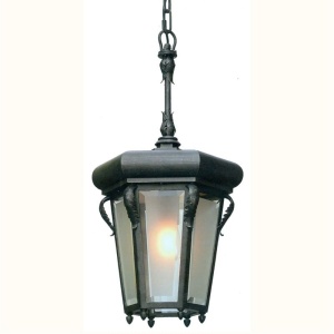 Pendul iluminat exterior din fier forjat, HL 2580 small
