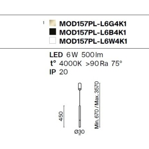 Pendul LED design minimalist Pro Shade negru - Img 8