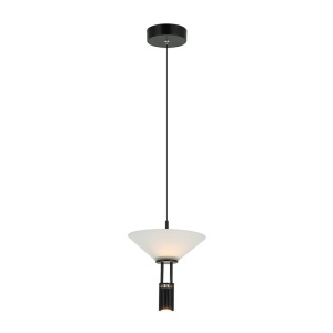 Pendul LED design modern decorativ Newy negru