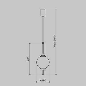 Pendul LED design modern decorativ The Sixth Sense 222176 universul-luminii.ro