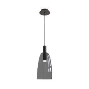 Pendul LED design modern Light negru nisipos