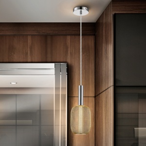 Pendul LED design modern Micron crom/auriu SV-413503 - Img 2