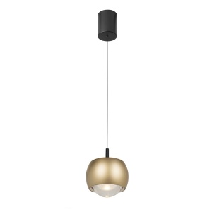 Pendul LED design modern ROLLER auriu - Img 1