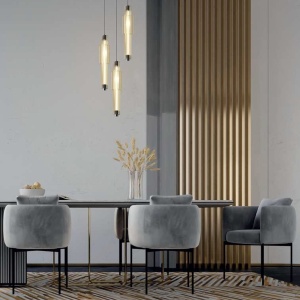 Pendul LED design modern Verticale coniac - Img 6