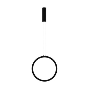 Pendul LED dimabil design modern Change negru 39,5cm - Img 1