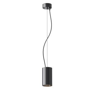 Pendul LED iluminat design tehnic Efir D-7,5cm 15W negru
