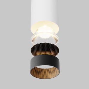 Pendul LED iluminat design tehnic FOCUS D-5,2cm alb 227426 universul-luminii.ro