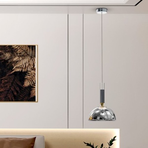 Pendul LED modern design decorativ Charlize 1L SILVER 160586 universul-luminii.ro