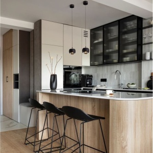 Pendul LED stil minimalist CONGA negru 232866 universul-luminii.ro