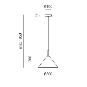 Pendul, Lustra din aluminiu BARBIE alb, negru, alama sau cupru 226056 universul-luminii.ro
