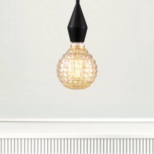 Pendul minimalist design scandinav Aud negru 45643003 NL - Img 2
