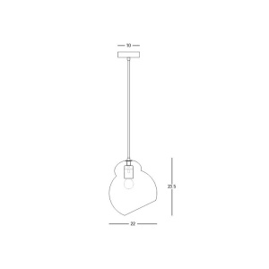 Pendul modern design decorativ Brant 153716 universul-luminii.ro