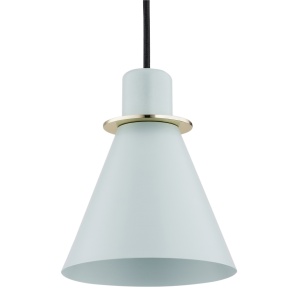 Pendul modern design retro Beverly albastru/auriu - Img 3