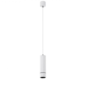 Pendul modern minimalist cu spot LED reglabil GALILEO 1 alb