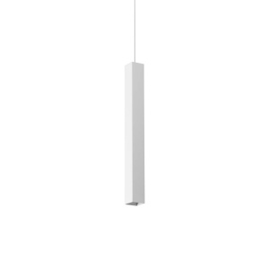 Pendul modern minimalist LOOK SP1 SQUARE D40 H400 BIANCO