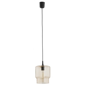 Pendul sticla design decorativ NEWA galben pal