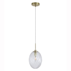 Pendul sticla transparenta Whirl 621376 universul-luminii.ro