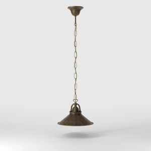Pendul stil industrial din alama personalizabila Alice 25cm - Img 2