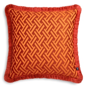 Perna decorativa design LUX Doris L orange, 60x60cm