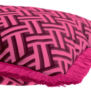 Perna decorativa design LUX Doris L roz, 60x60cm - Img 4