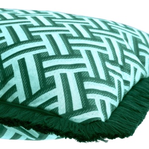 Perna decorativa design LUX Doris S green, 50x50cm - Img 4