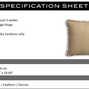 Perna design lux Cancan ambra S 50x50cm - Img 3