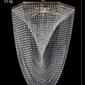 Plafonier cristal Bohemia diametru 57cm Carlisle CE - Img 3
