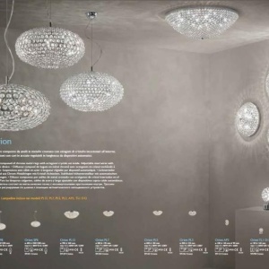 Plafonier diametru 40 cm cristal Venezian ORION PL5 059143 45436 universul-luminii.ro
