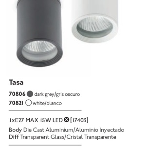 Plafonier exterior IP44 Tasa 70806 47956 universul-luminii.ro
