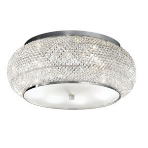 Plafonier modern diametru 55cm, Pasha PL10 Cromo 100746