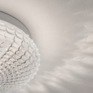 Plafoniera baie moderna 30cm IP44 Clam sticla clara NVL-9738255 76546 universul-luminii.ro