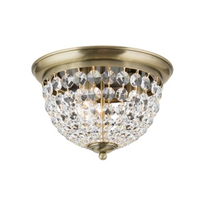 Plafoniera cristal Asfour design elegant lux PLAFOND D-35cm alama 156636 universul-luminii.ro