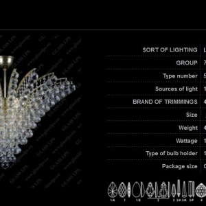Plafoniera cristal Bohemia diametru 100cm, L17 555/18/4 92006 universul-luminii.ro
