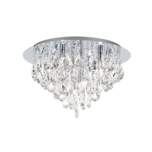 Plafoniera cristal K9 design elegant CELESTE D-45 crom 156476 universul-luminii.ro