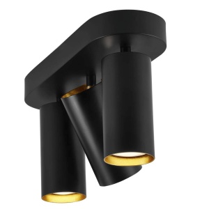 Plafoniera cu 3 spoturi design modern MIMI negru 2120476003 NL 94506 universul-luminii.ro