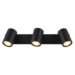 Plafoniera cu 3 Spoturi directionabile metal negru JAMES 249046 universul-luminii.ro