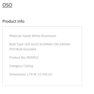 Plafoniera cu 3 Spoturi directionabile stil minimalist OSO, NVL-9030913 246846 universul-luminii.ro