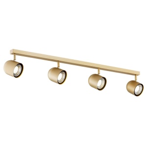 Plafoniera cu 4 spoturi design modern Isola auriu