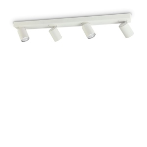Plafoniera cu 4 spoturi directionabile RUDY PL4 BIANCO 229089 IDL