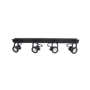 Plafoniera cu 4 spoturi directionabile SALVA negru NVL-9155103
