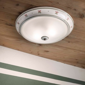 Plafoniera design clasic realizata manual CAPUA 44cm - Img 2