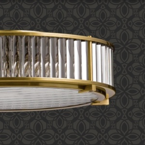 Plafoniera design LUX realizata manual LAVONE 44cm 87716 universul-luminii.ro