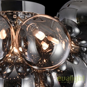 Plafoniera design modern Balbo fumurie MOD112CL-08N 173956 universul-luminii.ro