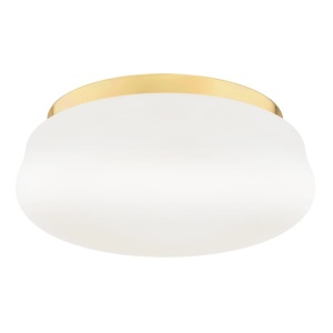Plafoniera design modern Ombra auriu, alb