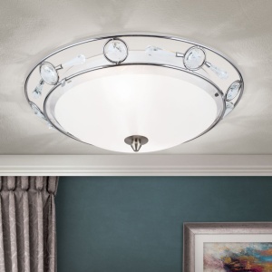 Plafoniera design modern OPALDESIGN 38cm, satin 163576 universul-luminii.ro