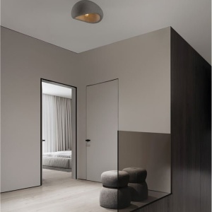 Plafoniera design modern, Stone Gray, AERE, L 40cm 169096 universul-luminii.ro