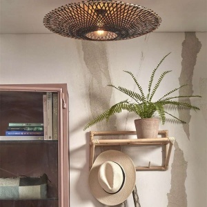 Plafoniera eco din bambus Kalimantan 60cm nat/bl 213266 universul-luminii.ro