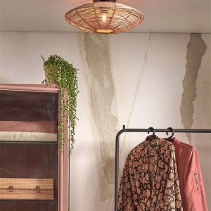 Plafoniera eco din ratan Tanami disc S, nat 213526 universul-luminii.ro