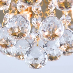 Plafoniera eleganta cristal K9 diam. 38cm Gloria DLU 2378/4/38 gold OR 47246 universul-luminii.ro