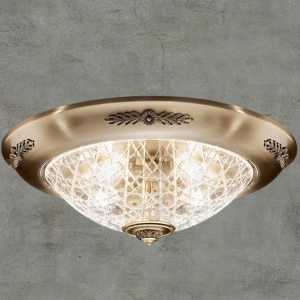 Plafoniera eleganta LUX realizata manual Crystal Glass - Giotto, 48cm 162156 universul-luminii.ro